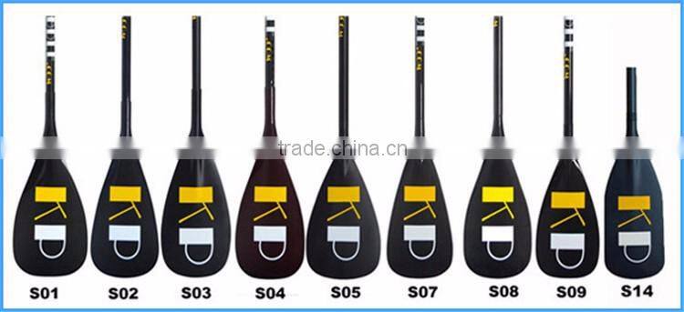 3 piece full carbon sup paddle adjustable