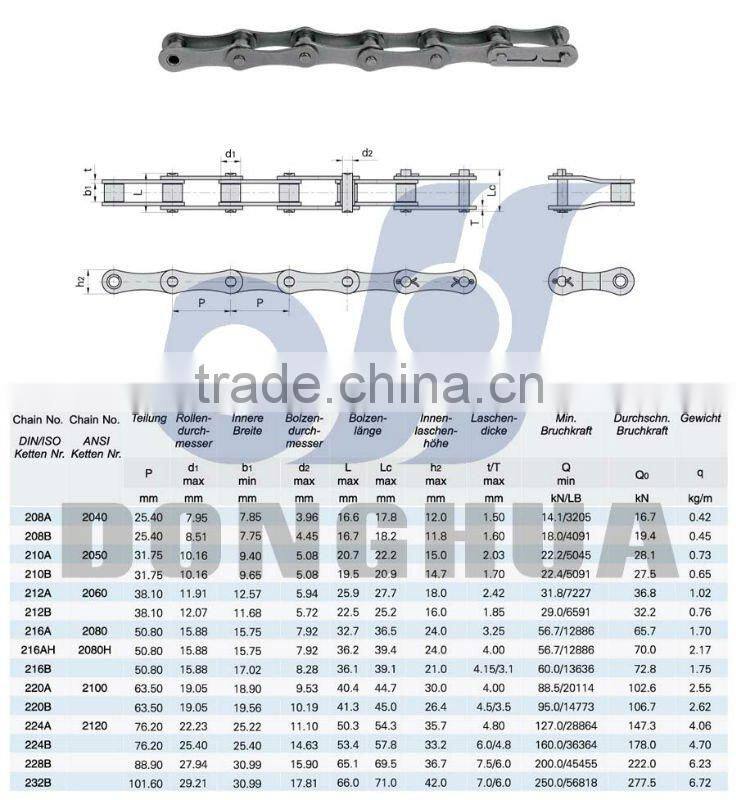 Double Pitch Transmission Chain