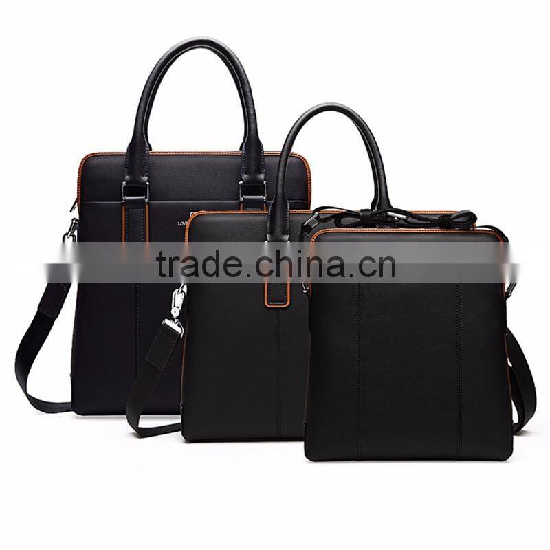 2016 Shopping wholesale office bag leather lawyer briefcase,men leather briefcase,cross shoulder bags