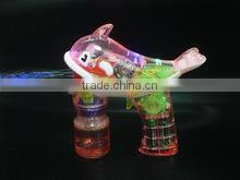 LED Flashing Light-Up Bubble Blowing Gun Rave Party Toy