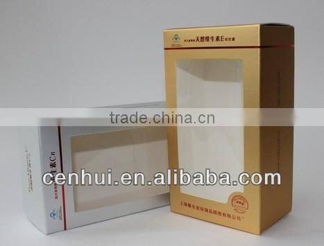 Customized Printed Kraft Paper Toy Box With Window