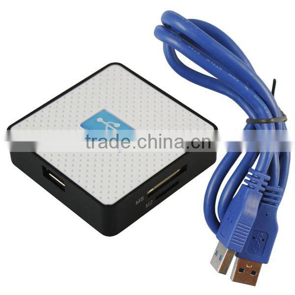 USB 3.0 All-In-One Memory Card Reader for SD SDHC TF Micro SD CF XD MS Pro M2