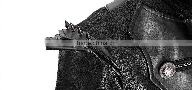 Y-366 Fashion Punk Rave New Women Long Coat Model