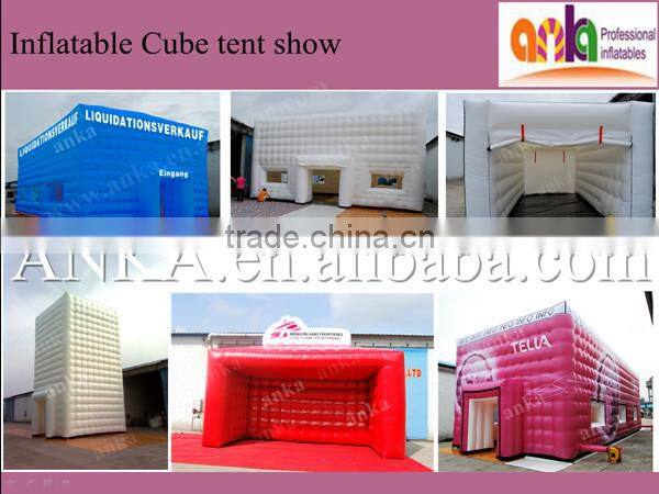 Trade show tent type giant inflatable colorful tent for sales