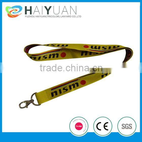 cheap high quality woven neck lanyard
