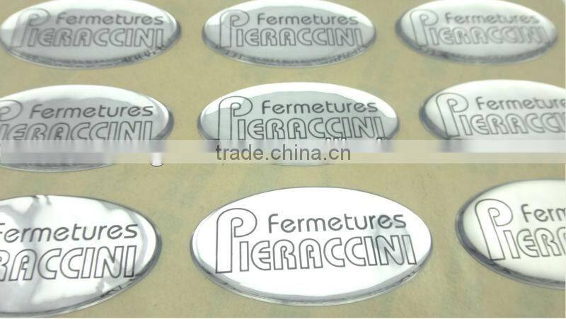 Clear round epoxy resin stickers poly dome sticker made in China dome gel sticker