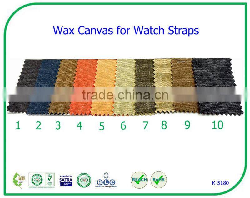 Supreme Grade Genuine Leather Lining Canvas Watch Straps