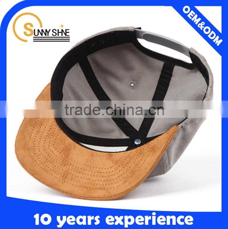 5 panel blank nylon rope snapback cap