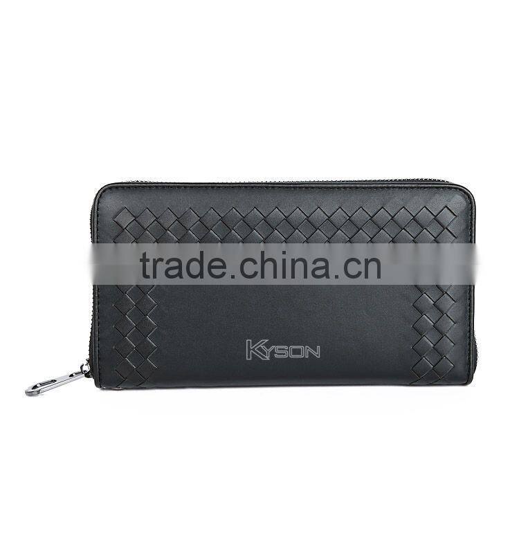 Black custom money clip wallet men