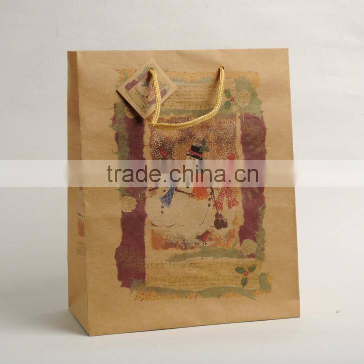 christmas eco paper bag