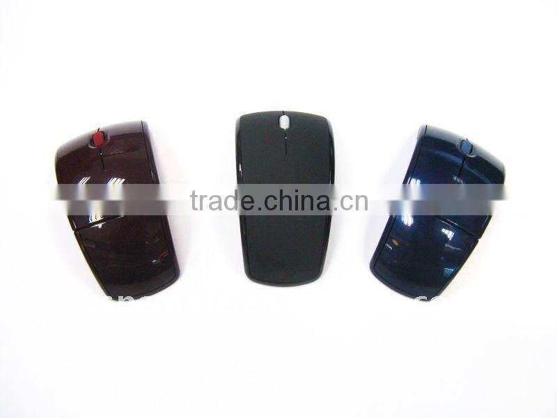 2.4ghz usb wireless mouse folding arc mouse