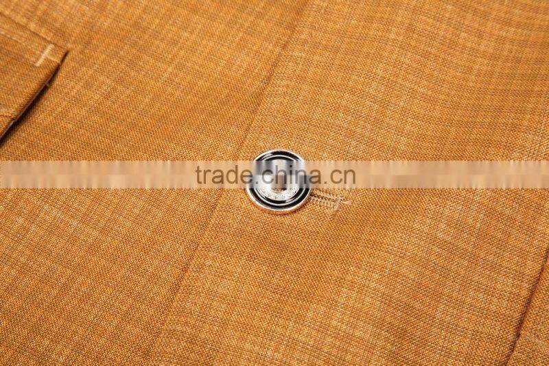 Fashion pink color men suit wear factory direct sale