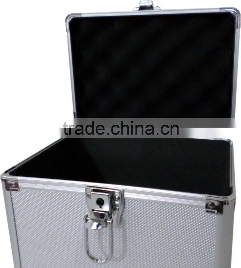 ALUMINUM CARRY STORAGE CASE DJ EQUIPMENT CD DVD PHOTOGROPHY CAMERA MUSIC BOX