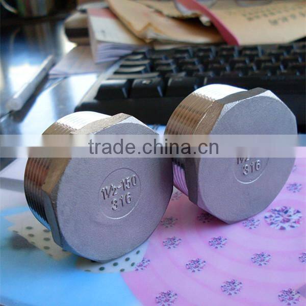 type sus304 stainless steel Plug pipe fitting