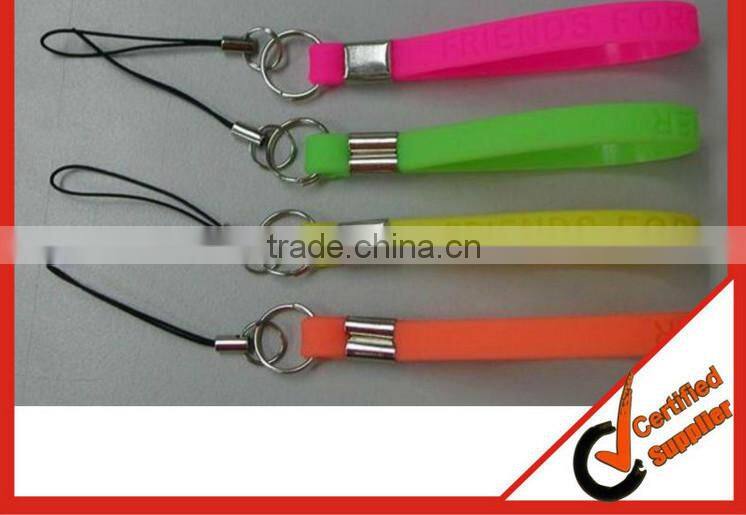 cheap Promotional custom Print Silicone Wristbands Keychains
