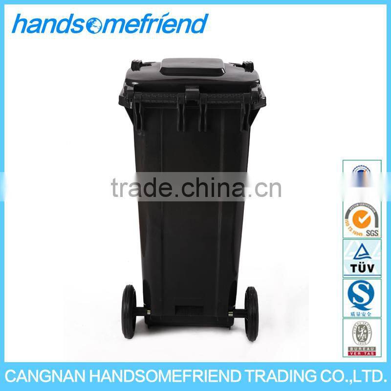 120 liters Outdoor street public plastic dustbin,Outdoor mobile garbage can,Garbage collection and treatment barrel