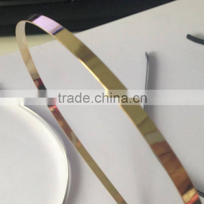 Gold Color Metal Headband For Girls With Nickle Free