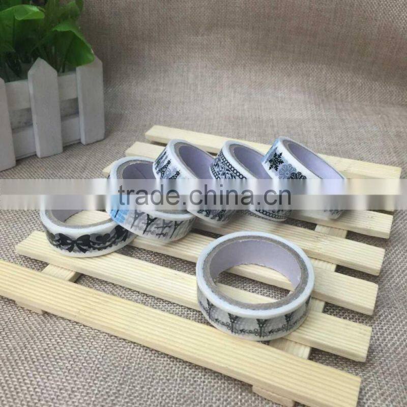 Small broken flower cloth tape cotton wide adhesive plaster to stick a diary DIY photo album accessories decorative stickers