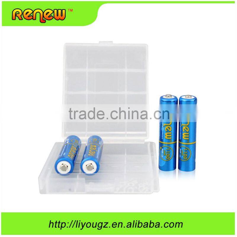 RENEW brand Ready-To-Use NiMH 1100mAh AAA Rechargeable Batteries, 8 Pack