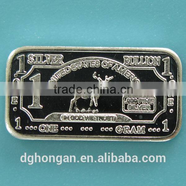 A19 1 Gram 999 Fine Silver Deer Bar