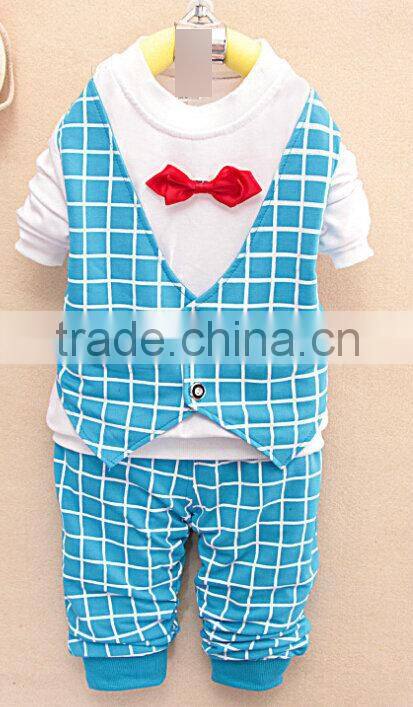 2015 spring new design children sets children clothing factory
