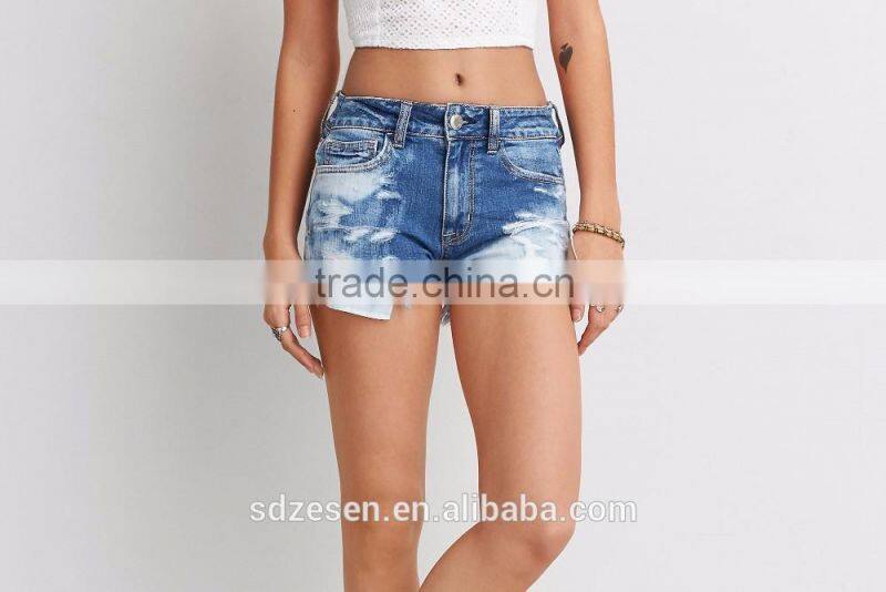 2016 Distressed Shorts Jeans Pant Ripped Hot Shorts Ladies Sex Short Jeans Women