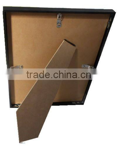 brushed black color aluminium photo frames 21x29.7cm with foam corner protected