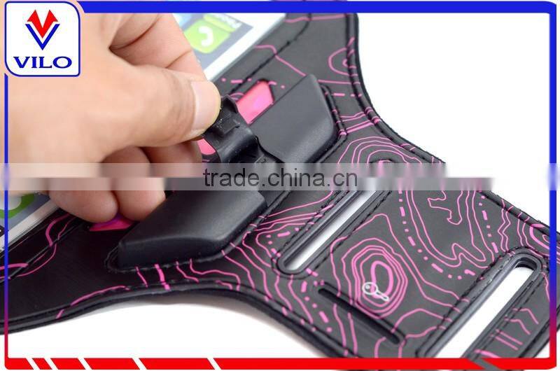 Sports LED Flashing Light Waterproof armband cellphone