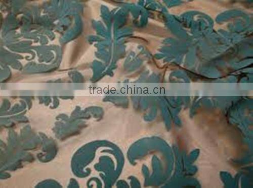 100% Nylon Flocking Organza Fabric