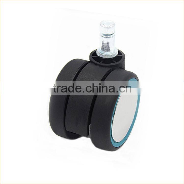 china popular colorful 2.2 inches durable nylon plastic swivel furniture caster wheels with bearing