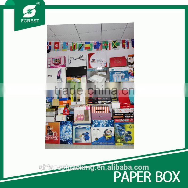 PAPER CARDBOARD SUITCASE BOX WITH HANDLE