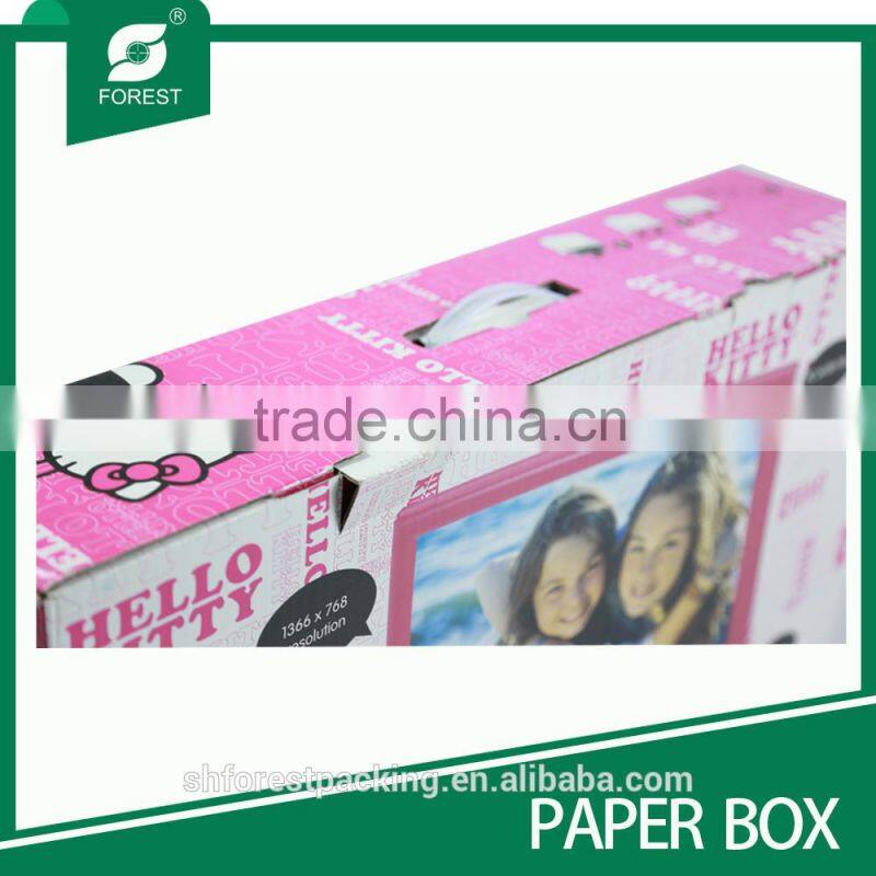 CORRUGATED GIFT LCD TELEVISION BIN