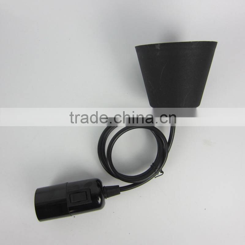 E26 Bakelite Hanging Lamp With Metal Ceiling Rose