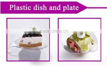 Food grade plastic plastic food packaging yogurt container /Ps clear plastic container with lid