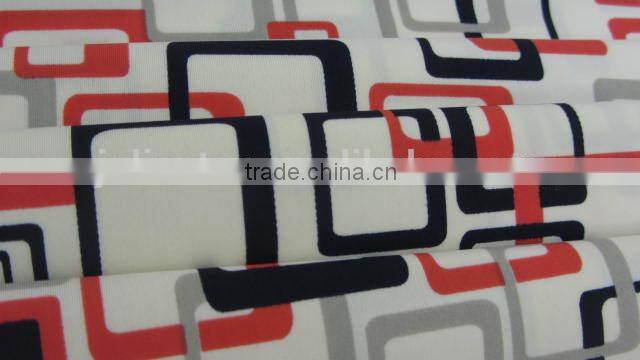 red black rectangle buckle spandex print nylon wholesale fabric china