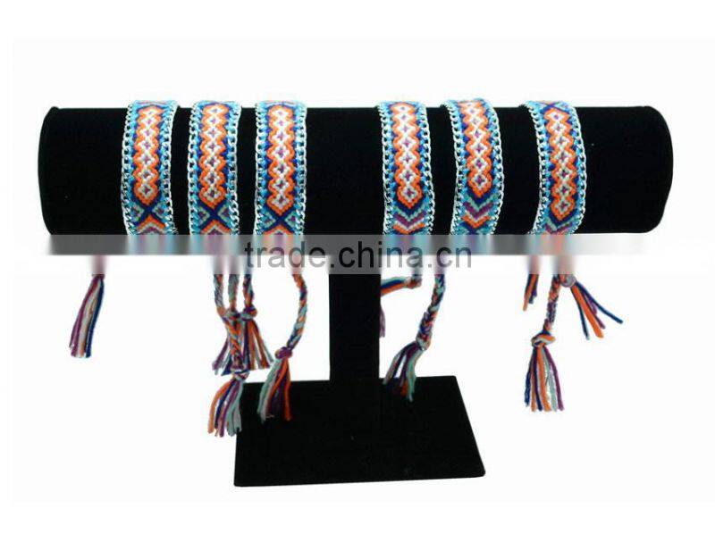 Handmade Multi-Colour DIY Geneva knotted cotton watch band Braided Chram watch strap