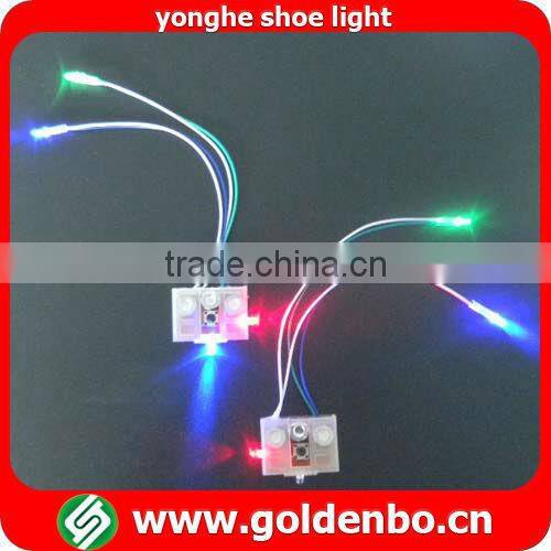 Flashing baby shoe light