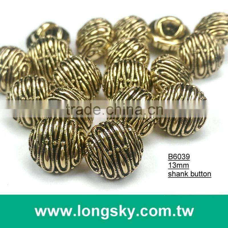 (#B6046/13mm) cloud pattern small shank buttons for stylish garment