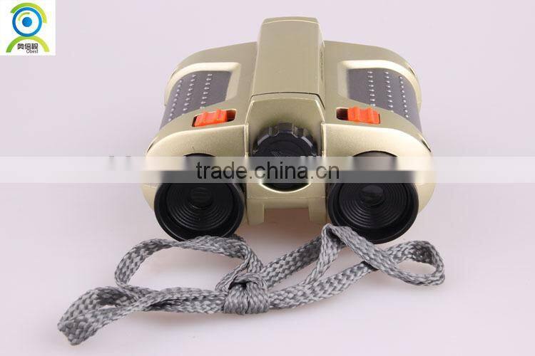 Fashion 4x30 sky-watch telescope, kids binoculars with pop-up light