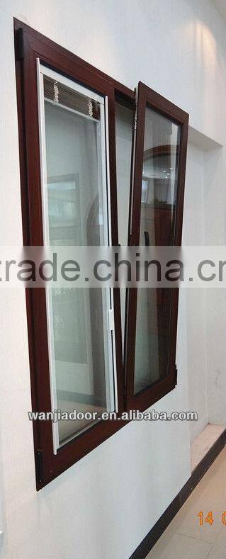 vertical hinged window/vertical opening window/foshan wanjia brand