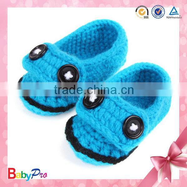 Hot Sale Soft Comfortable Hand Crochet Baby Shoes Plumex Naturata Knitted Shoes