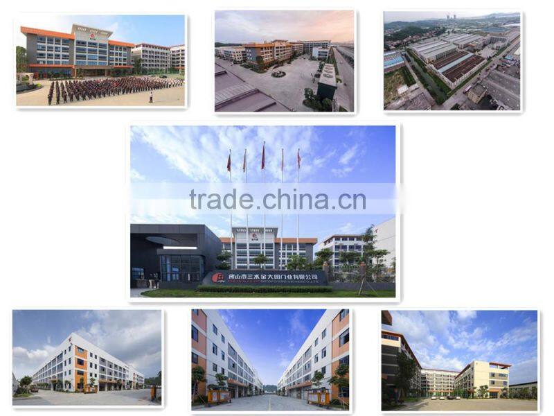 exterior stainless steel door and interior wooden door set security door