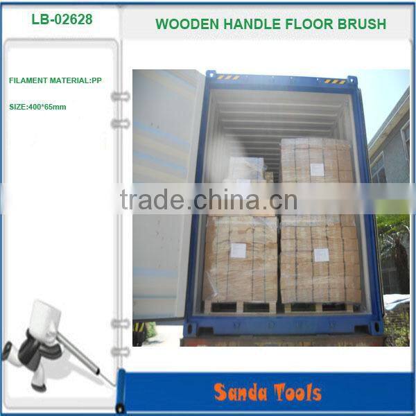 400mm Wooden handle Floor Brush/ Broom with pp bristle