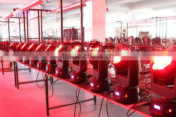 Dj lighting 7*15W RGBW 4 In 1osram led beam moving head mini with zoom