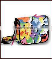 Light Blue Fabric Office Custom Printed Pencil Case