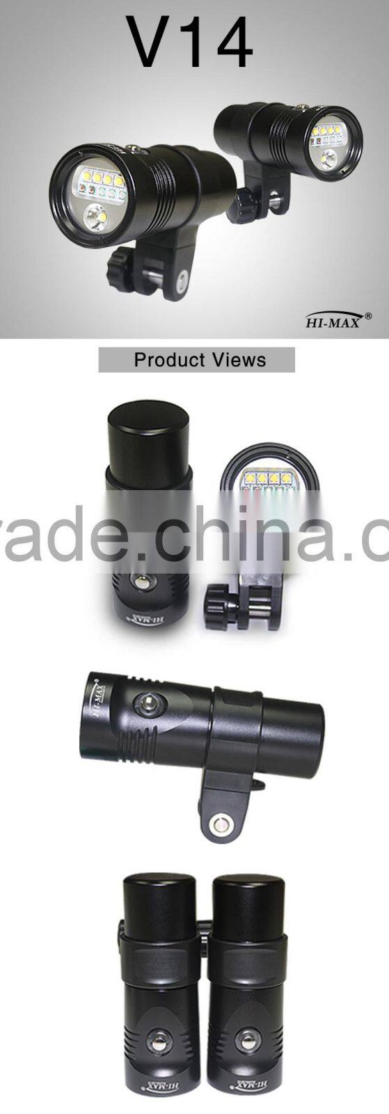 Best selling wide angle 110 UVscuba strong light torch diving