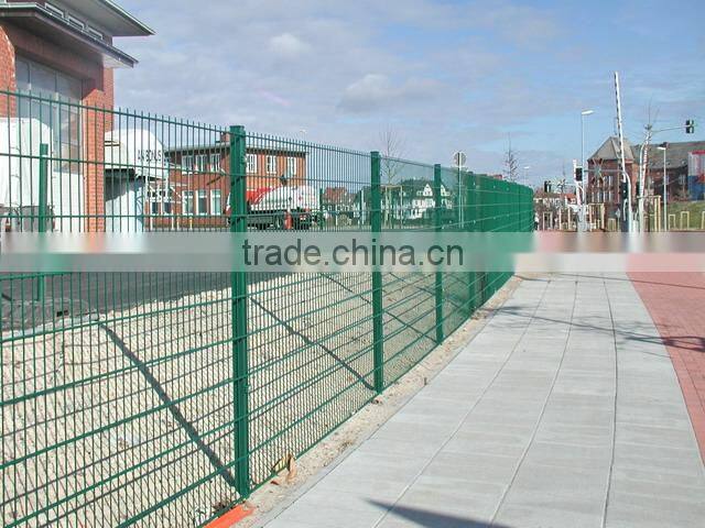 Cheap double wire mesh garden fencing