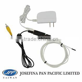 3.5mm 450,000pixels Medical Endoscope micro camera module with 4pcs white LED, 316 stainless steel tube