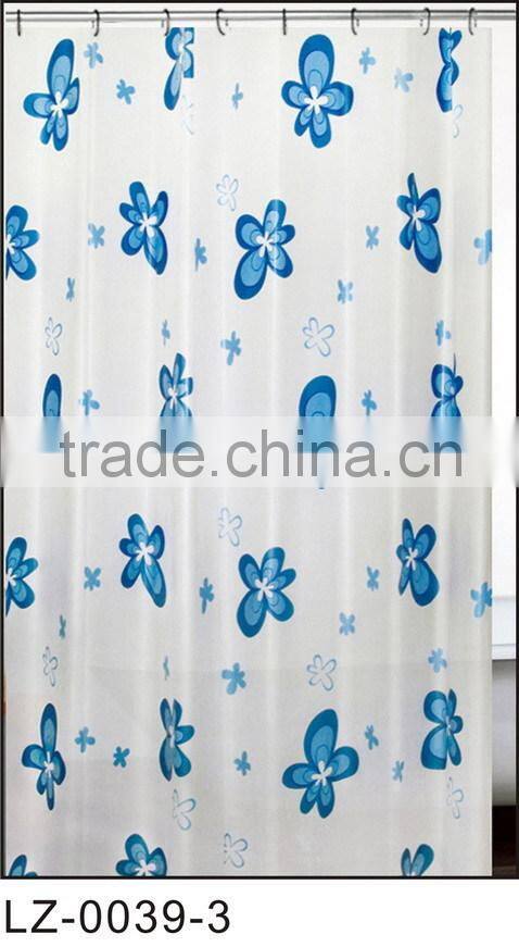 printed EVA shower curtain, good quality,180*180cm