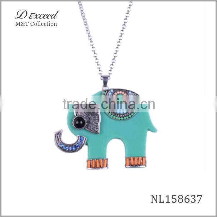 factory wholesale elephant pendants necklace,new design pendants necklace